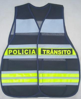 colete refletivo blusao azul