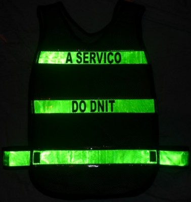 Colete Refletivo tipo Manta do DNIT