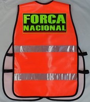 alt="Colete Refletivo da Força Nacional de Segurança"