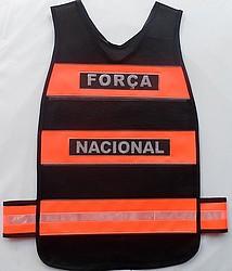 alt="colete refletivo da força nacional de segurança"
