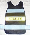 alt="colete tipo manta cor azul"