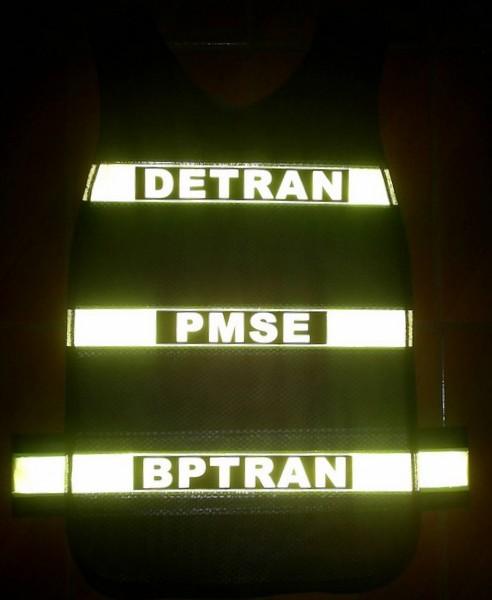 colete refletivo tipo Manta da PMSE