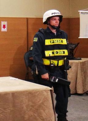 colete refletivo da PMSE