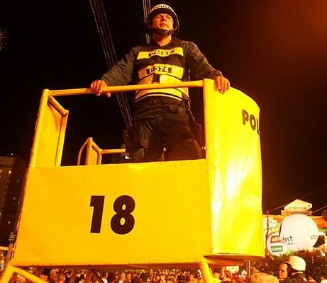colete refletivo da PMSE