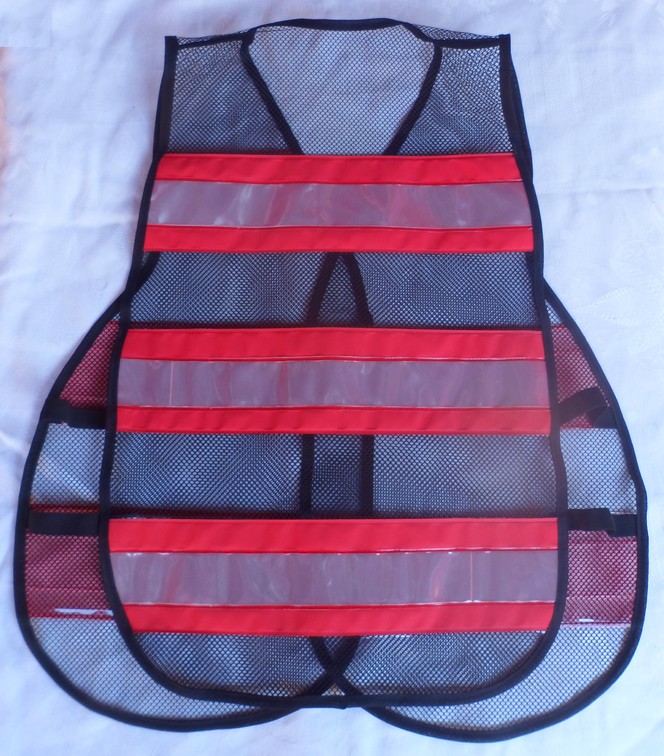 Colete Refletivo cor VERMELHA