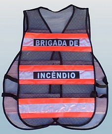 Colete Refletivo Brigada Incêndio | VIRAPLAST