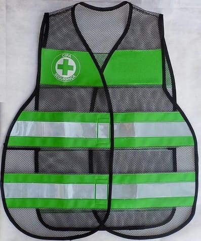 Colete Refletivo CIPA Verde - Frente