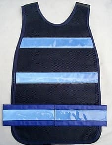 Colete Refletivo Viraplast tipo Manta Azul Celeste