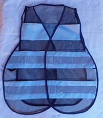 Colete Refletivo Blusão Azul Claro