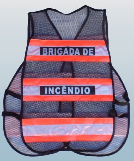 Colete Refletivo tipo Blusão para Brigada de Incêndio | VIRAPLAST