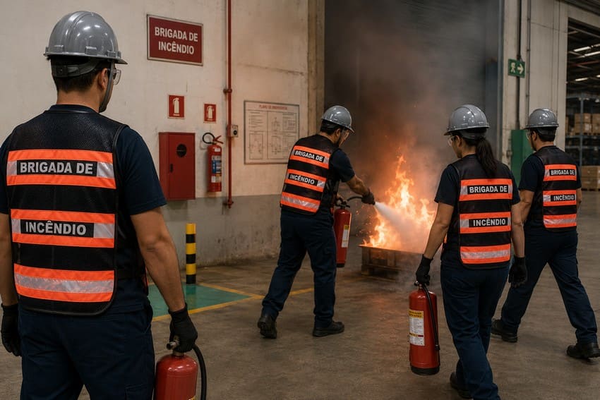 Colete personalizado para equipe de Brigada de Incêndio| viraplast