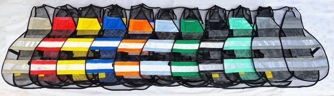 Coletes Refletivos Coloridos para Setores Industriais Viraplast