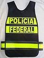 alt="colete tipo manta cor Amarelo Florescente da Policia Federall"