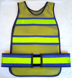colete Refletivo tipo Manta com refletivos amarelos