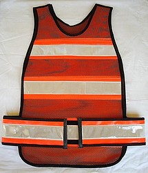 Colete Refletivo tipo Manta cor Laranja