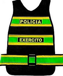 Colete Refletivo tipo Manta da P.E. cor verde-fluorescente