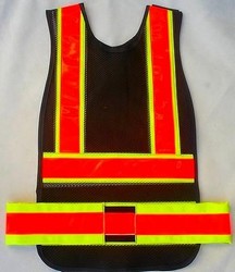 colete Refletivo tipo Manta refletivos laranja-fluorescente