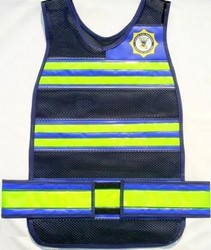 colete Refletivo tipo Manta azul marinho da GCM