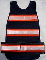 colete relfetivo tipo Manta Laranja