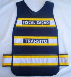 colete Refletivo tipo Manta amarela com refletivo cristal