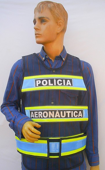 colete refletivo da policia da aeronautica