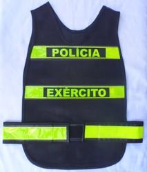 alt="Coletes Refletivos tipo Manta da Polícia do Exército"